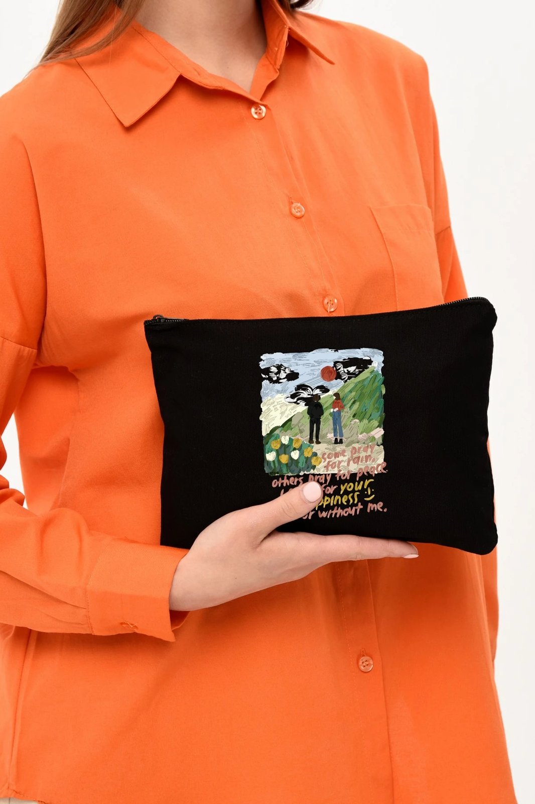 Çantë për make-up Zoozie Bags, e zezë, 25x18cm