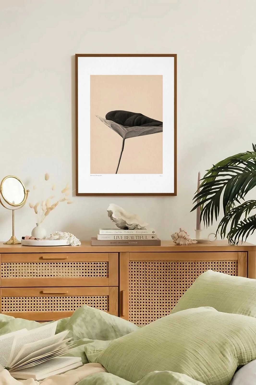 Pikturë dekorative me kornizë, Wallity, Lmnmdlkahve44, shumëngjyrëshe, 33x48cm