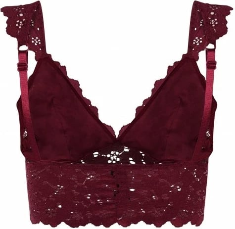 Bustier dantelle burgundy Jumeon