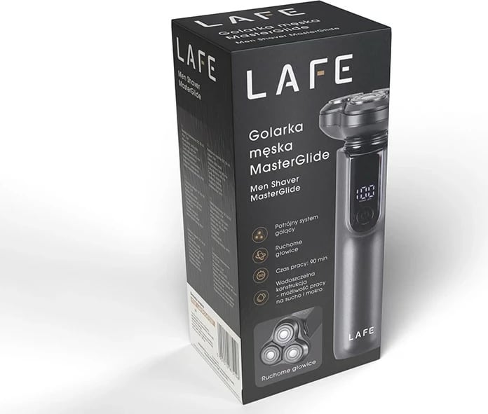 Makinë rroje Lafe MasterGlide, 3 koka, LCD display, 90 min, e zezë