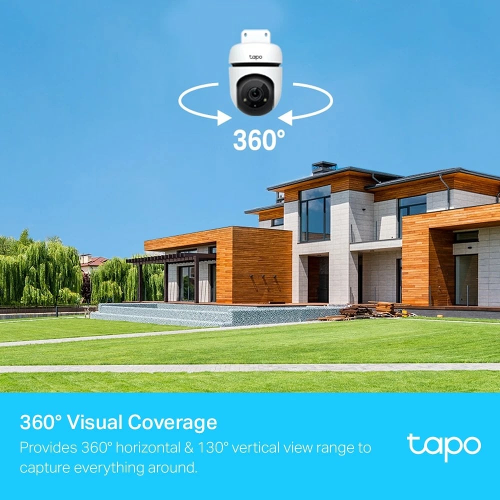 TP-Link Tapo C500 - Outdoor Pan/Tilt Security WiFi Camera, White