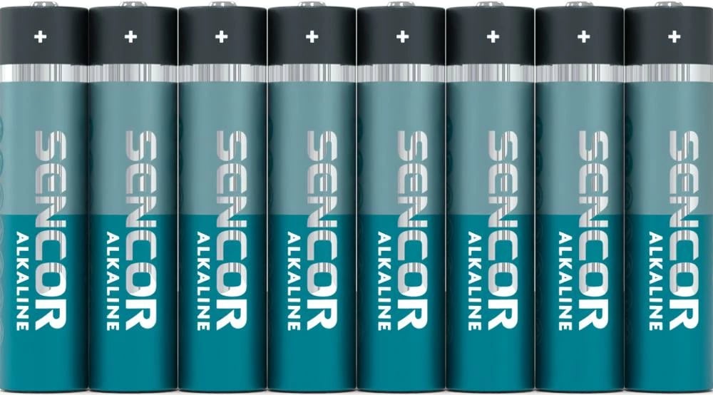 Bateri Sencor SBA LR03 8S AAA Alk, 8 copë