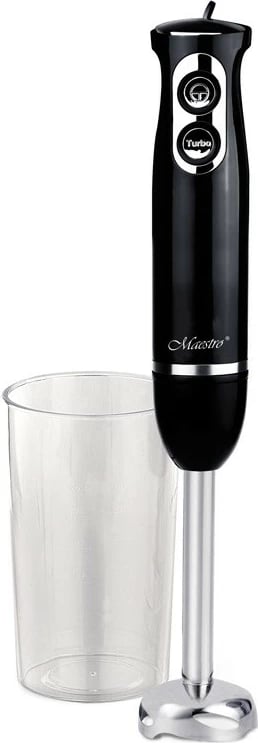 Blender dore Feel-Maestro MR-511, 500W, 900ml, Inox, Zi/Argjendtë