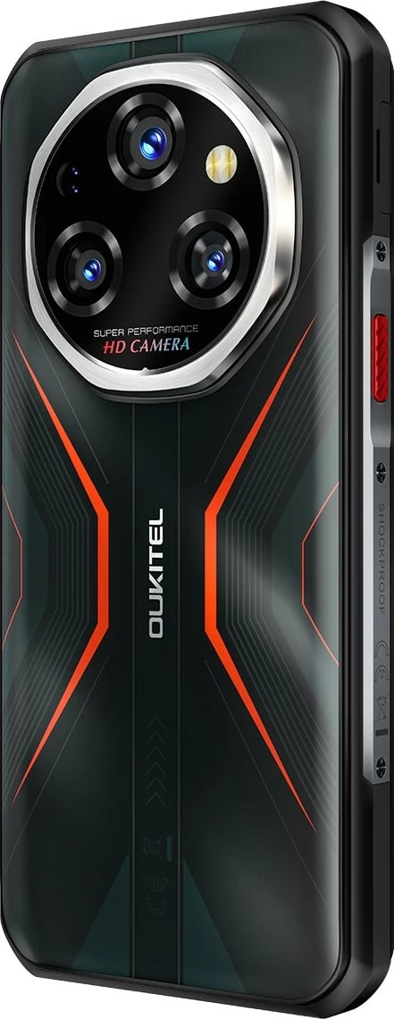 Celular OUKITEL WP55 5G 12/256GB 6.6" 120Hz 11000mAh IP68/IP69K DS portokalli