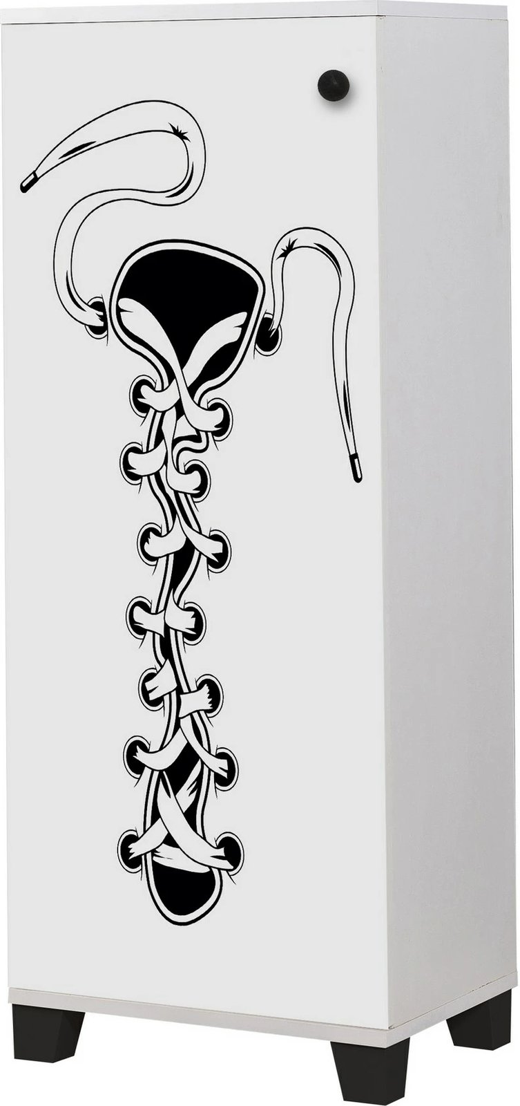 Dollap këpucësh Hanah Home, Filinta Bağcık, bardhë