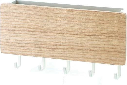 Varëse muri për çelësa dhe letra NEXT, H9.5x18x3.5cm, Beige