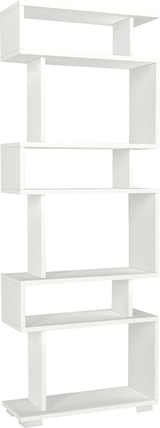 Raft librash Hanah Home, Blok, i bardhë