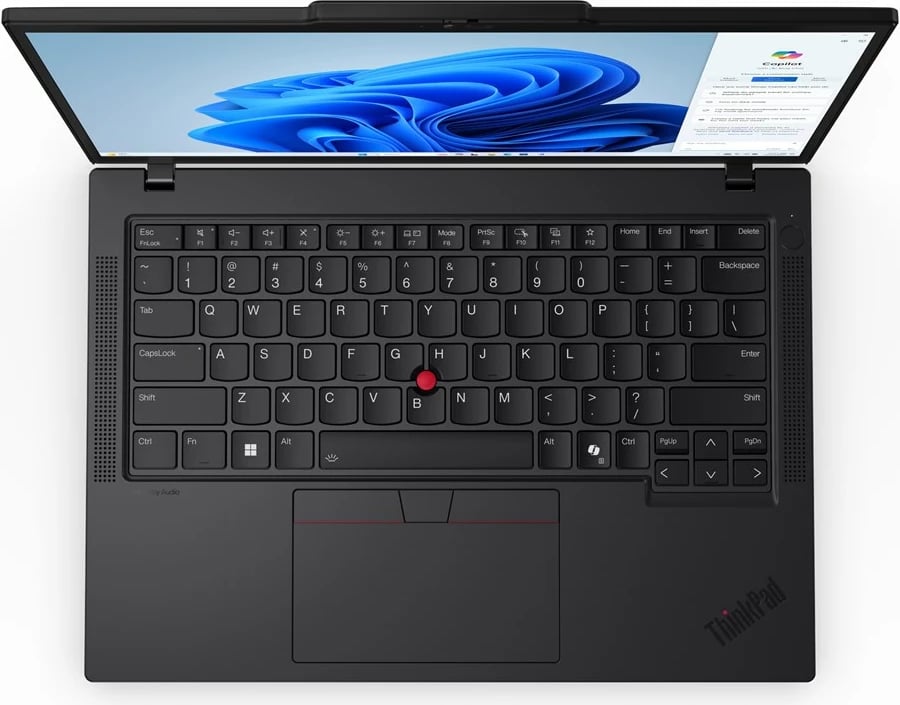 Laptop Lenovo ThinkPad T14 Gen 5, 14", Intel Core Ultra 7 155U, 16 GB RAM, 512 GB SSD, Windows 11 Pro, Zi
