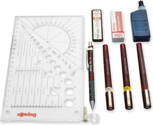 Set Rotring Isograph, pa emër, S0699380, Multikolor