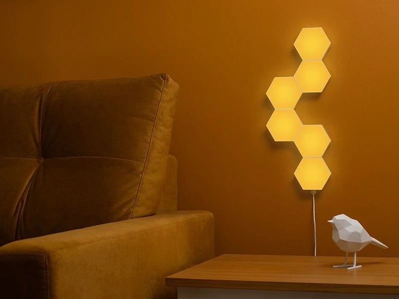 Llampa dekorative Tracer hexagonal RGB Ambience, Smart Hexagon TRAOSW47256, Multingjyrëshe