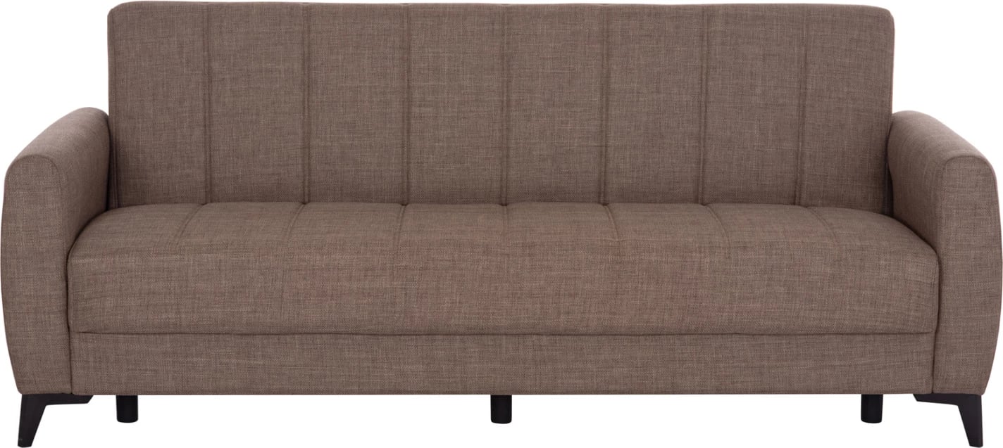 Krevat-divan treshe me hapësirë për depo, ngjyrë kafe, NIKKO FH3292.02, 209x76x83cm