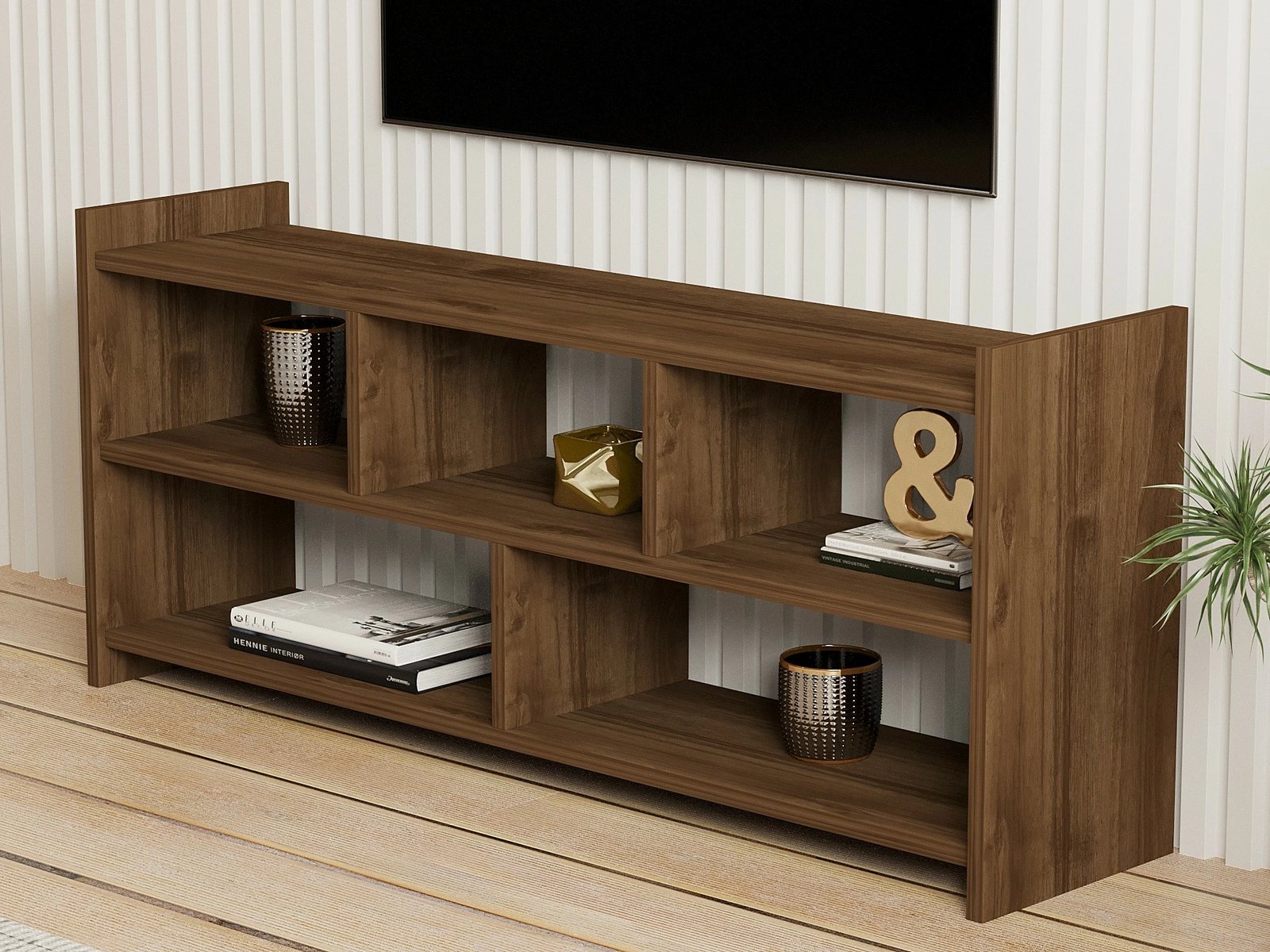 Komodë TV Hanah Home, Pera, ngjyrë arre