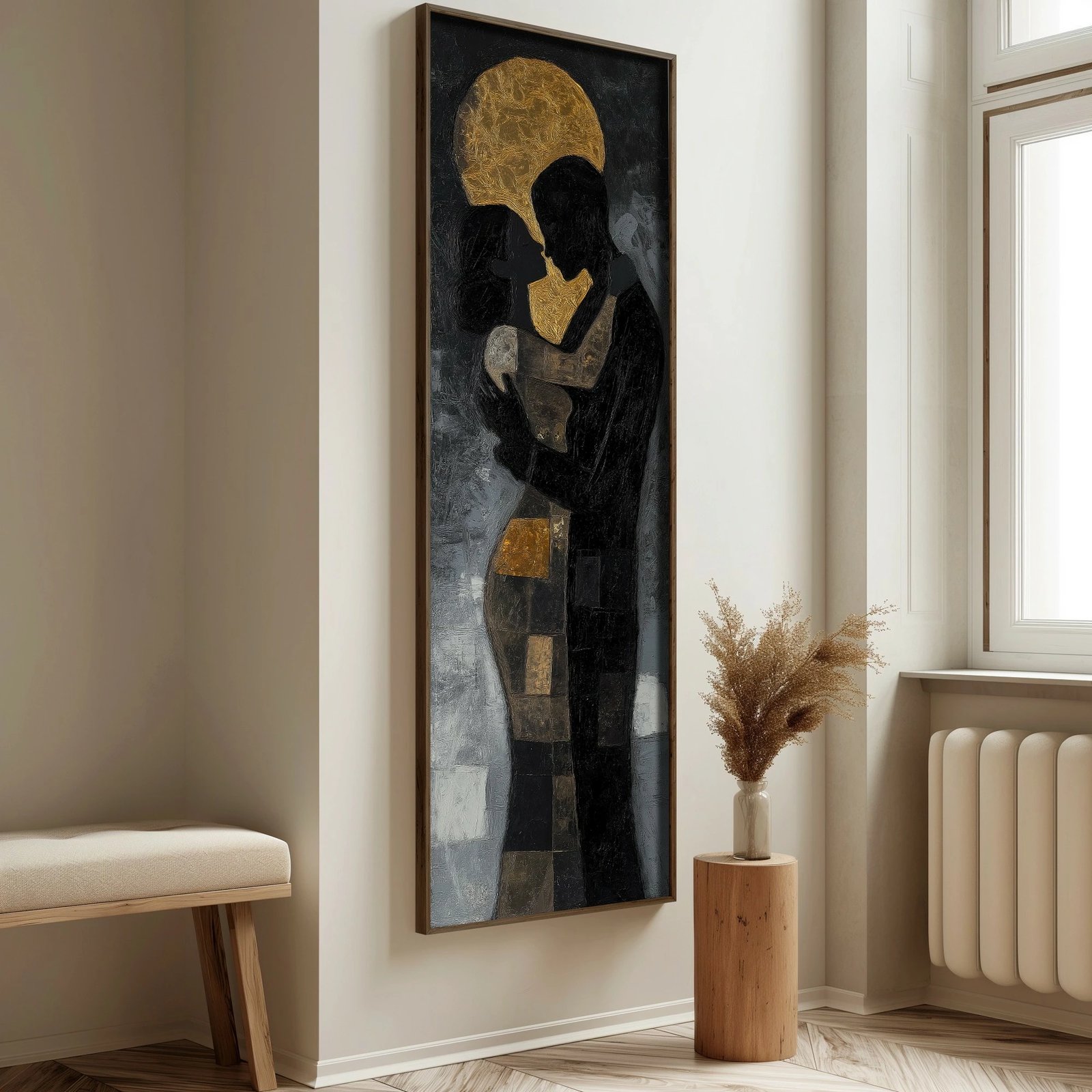 Pikturë dekorative me kornizë, MDF, Wallity, EMR102, shumëngjyrëshe, 40x120x3.5cm