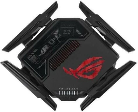 Router gaming Asus ROG Rapture GT-BE98, WiFi 7, 8 antena, 2x 10G porte, i zi