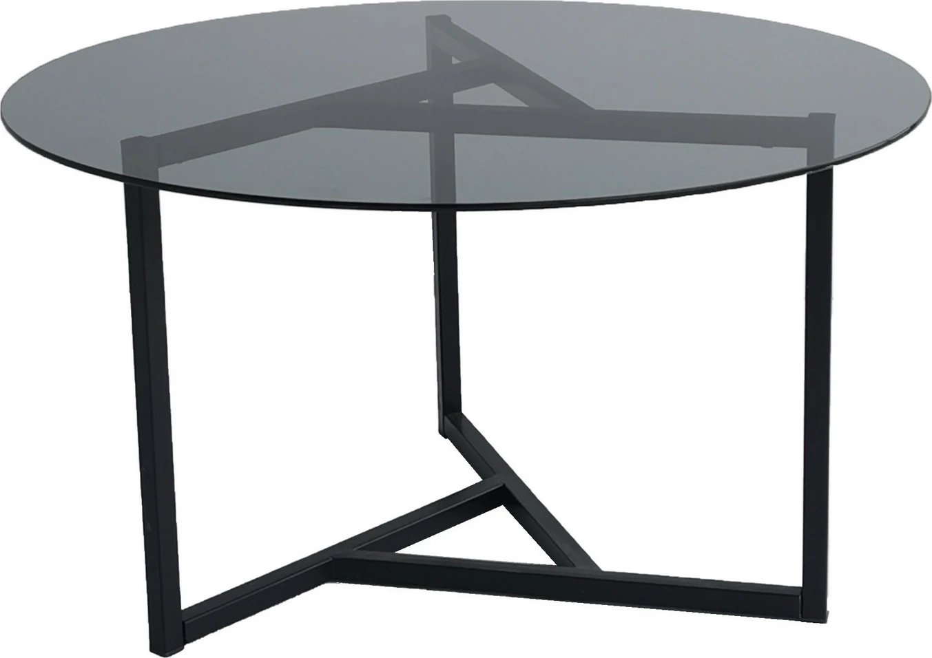 Tavolinë kafeje Hanah Home, Trio, xham i temperuar fume, S402F