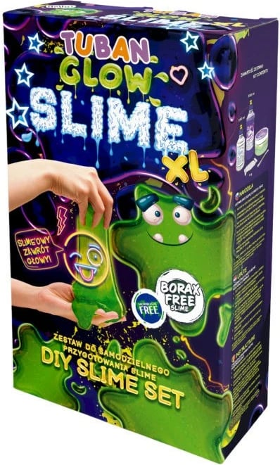 Set slime TUBAN Glow in the Dark XL, DIY, vjollcë