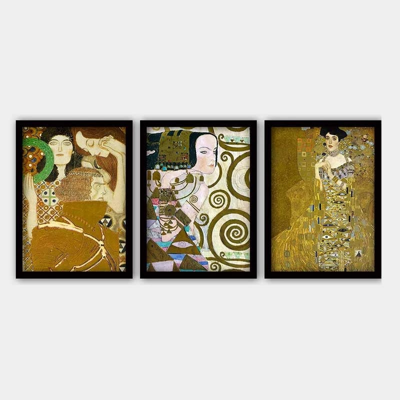 Pikturë dekorative me kornizë (3 copë), Wallity, 3SC_UN6645856_3545