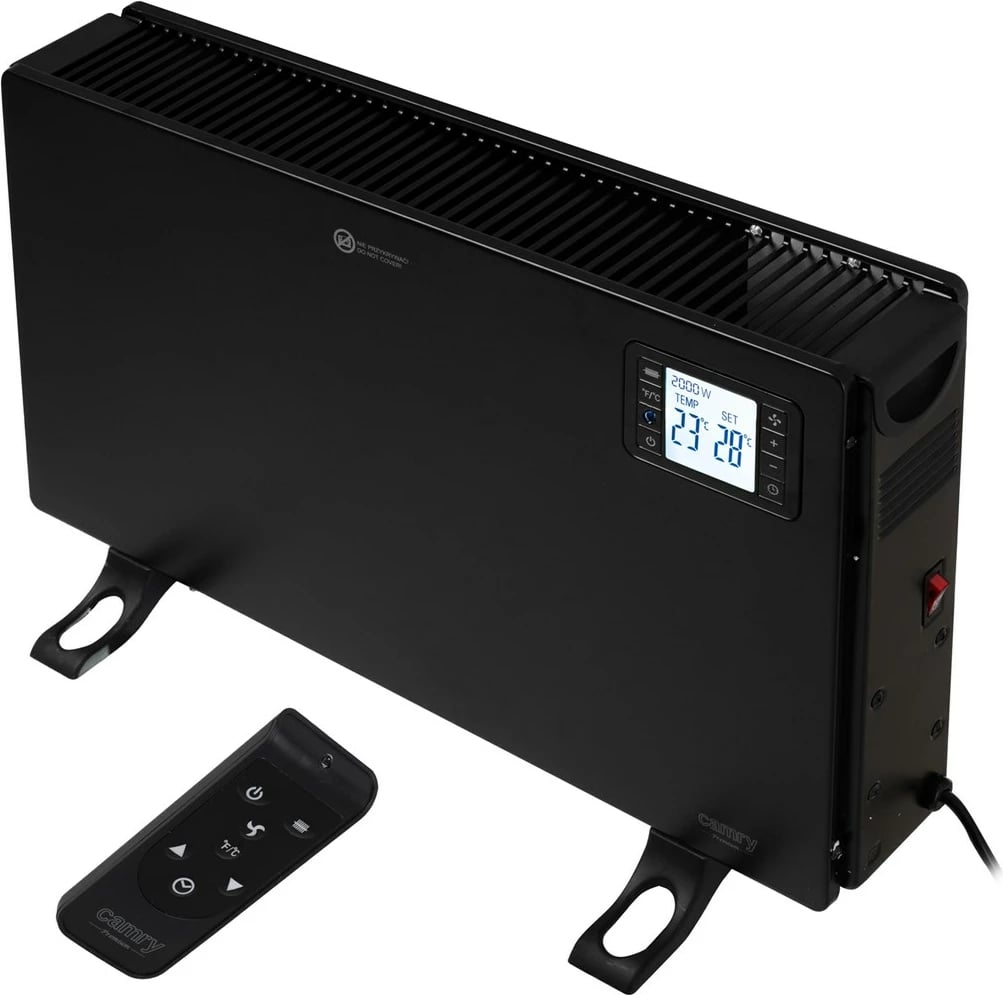 Ngrohës konvektor Adler CR 7739B me ventilator, 2000 W, i zi