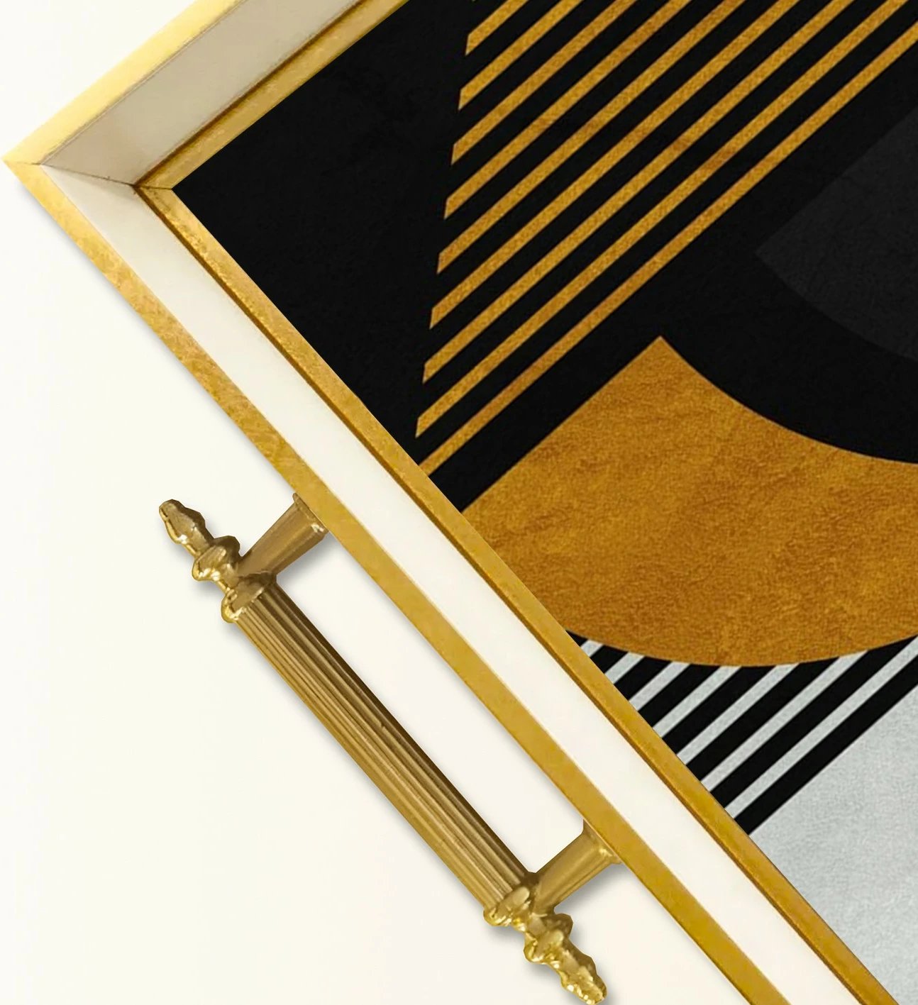 Tabaka xhami Aberto Design, shumëngjyrëshe, TPB9936, 50x29x3.5 cm
