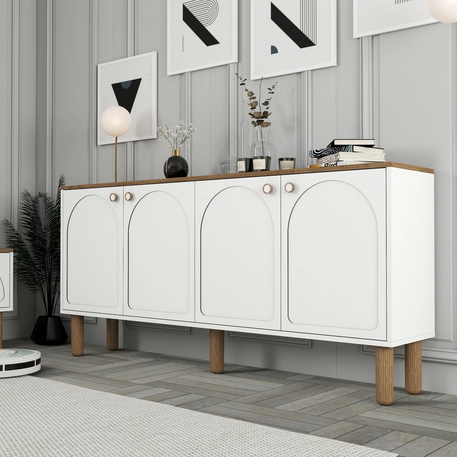 Konsolë Skye Decor, Bohem 848, e bardhë