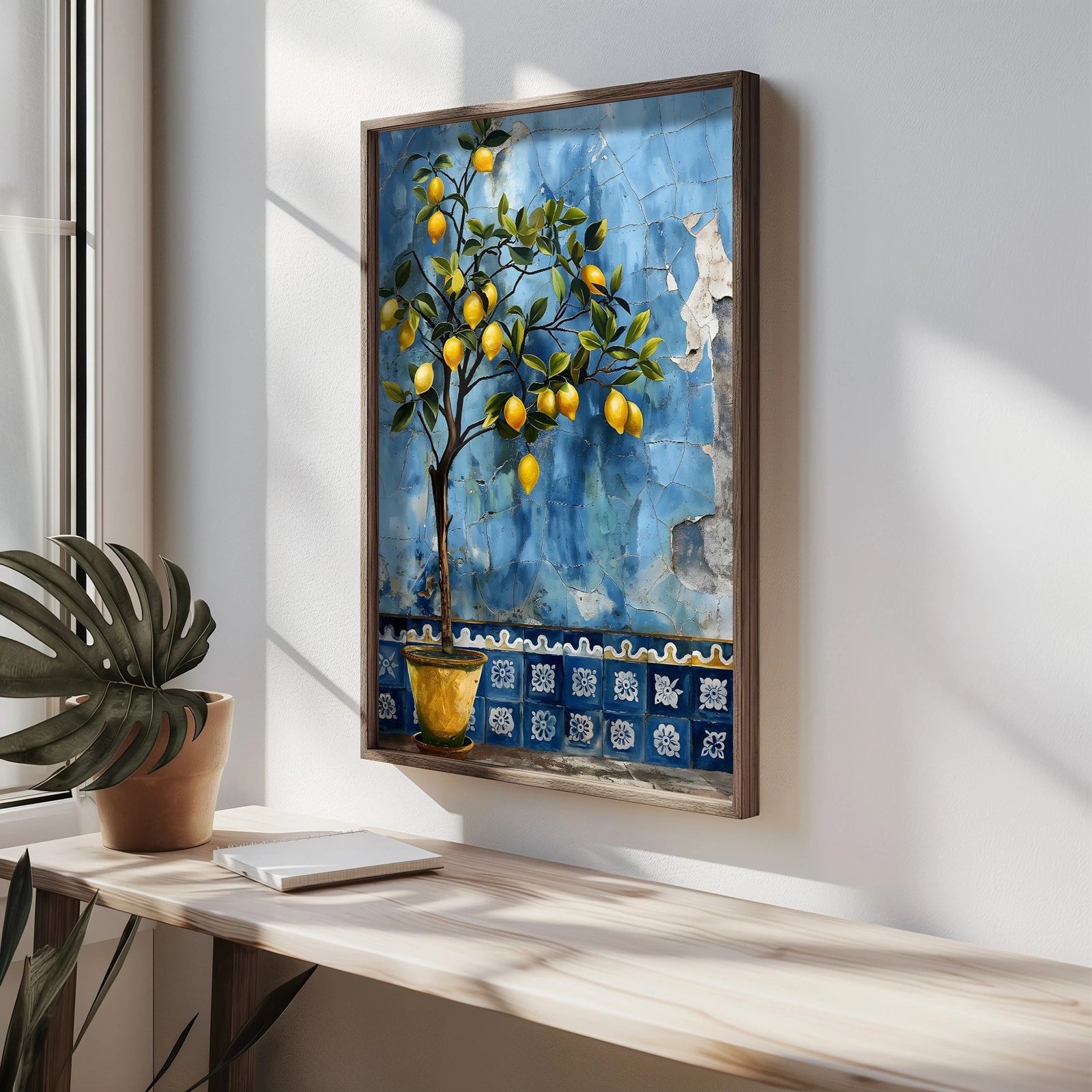 Pikturë dekorative me kornizë, MDF, Wallity, HUM099