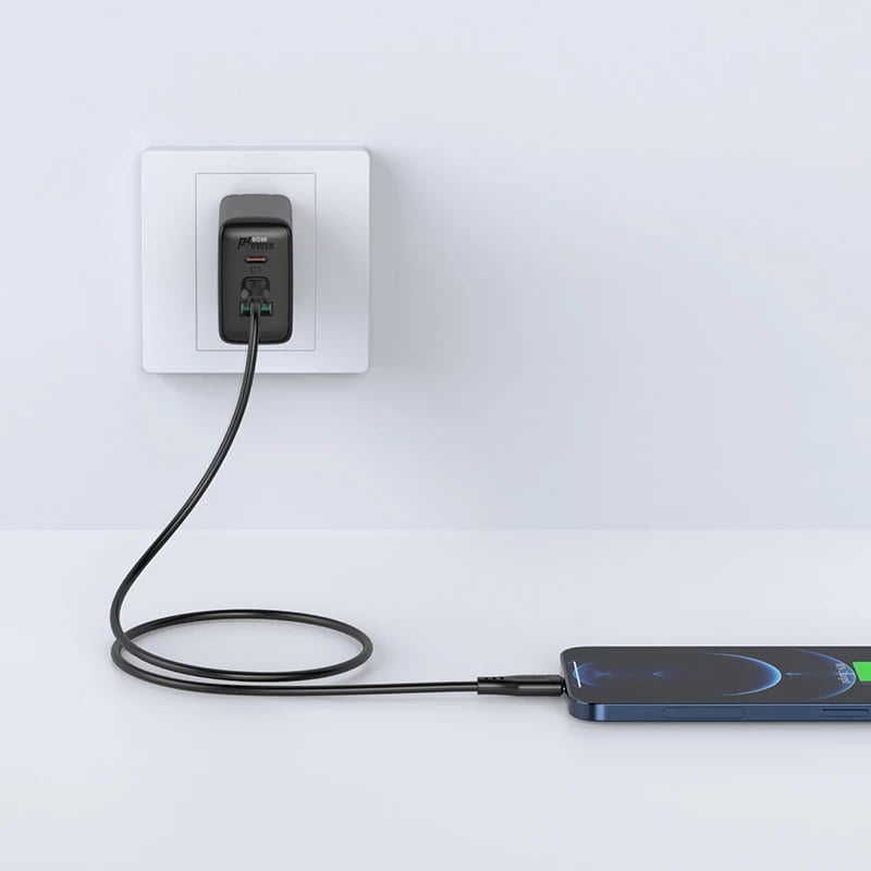 Kabllo Acefast C3-01 USB-C në Lightning, 1.2m, 30W, e bardhë