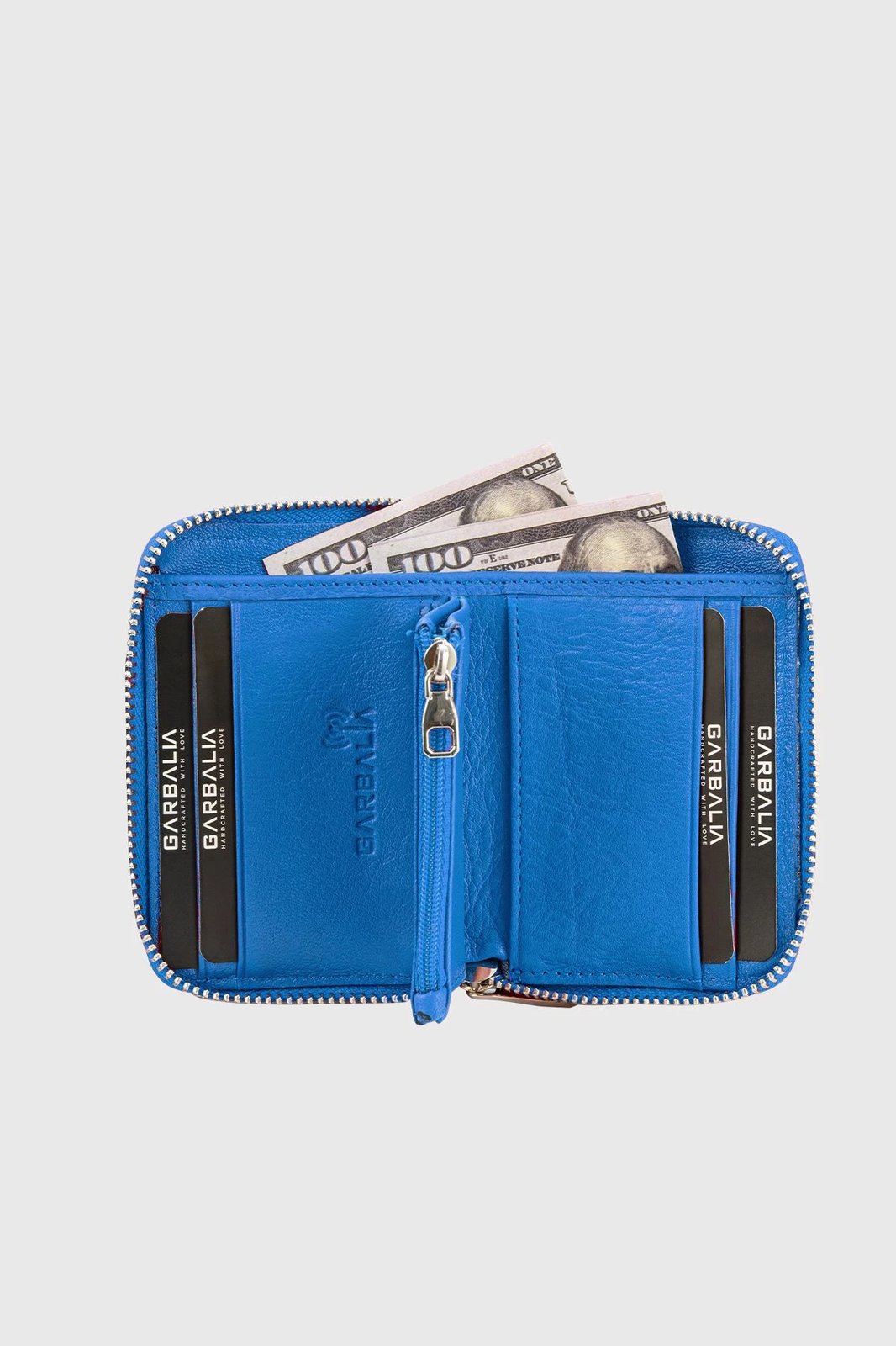 Portofol unisex, lëkurë natyrale, ngjyrë petrol blue, Sydney