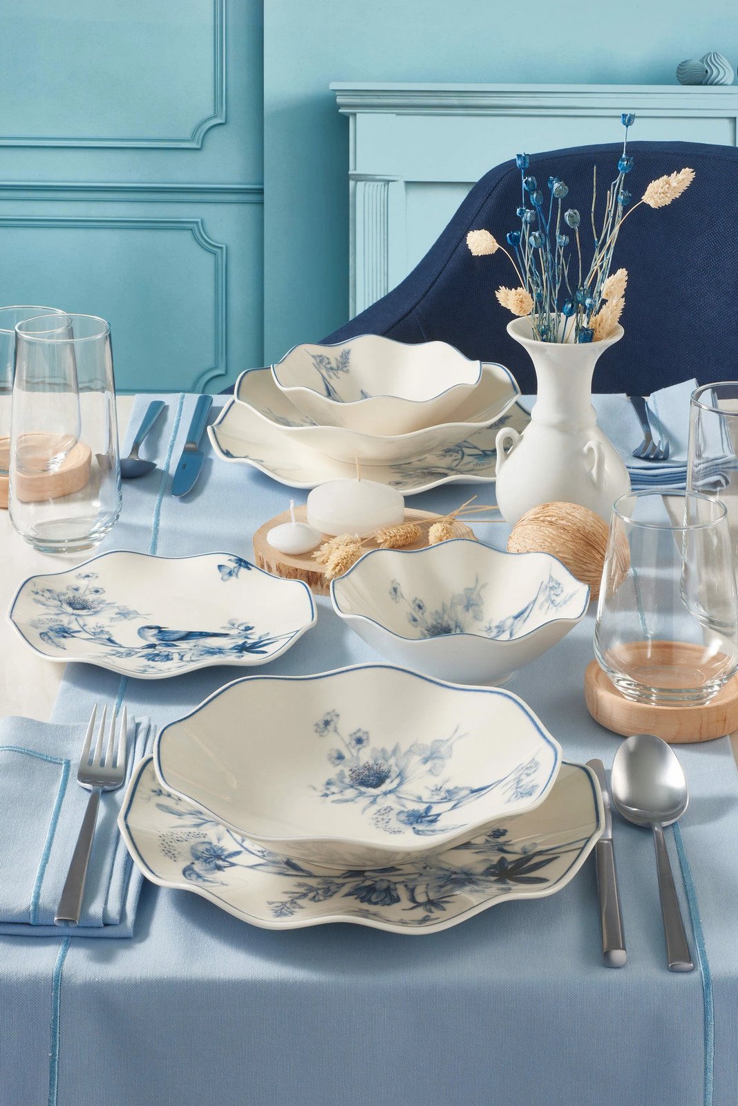 Set enësh për drekë (24 copë), Hermia, GBSNES24Y4E1891