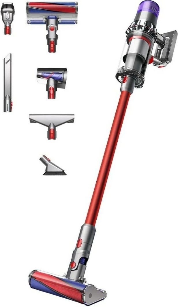 Fshesë me korrent pa kabllo Dyson V11 Fluffy, 0.76L, 60 min, Nikel e Kuqe Fshesë me korrent pa kabllo Dyson V11 Fluffy, 0.76L, 60 min, Nikel e Kuqe
