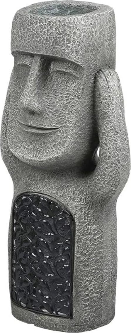 Vazo dekorative Evila Originals, Duymadım, gri e zi, 36x20x13cm