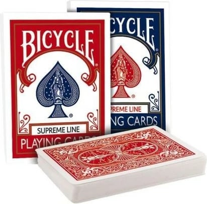 Letra loje Bicycle Supreme Line, set, e kuqe dhe e kaltër