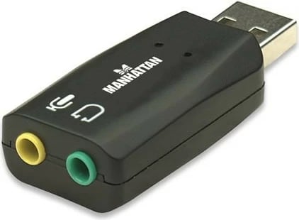 Kartë zanore USB Manhattan 150859, 5.1 kanale, e zezë