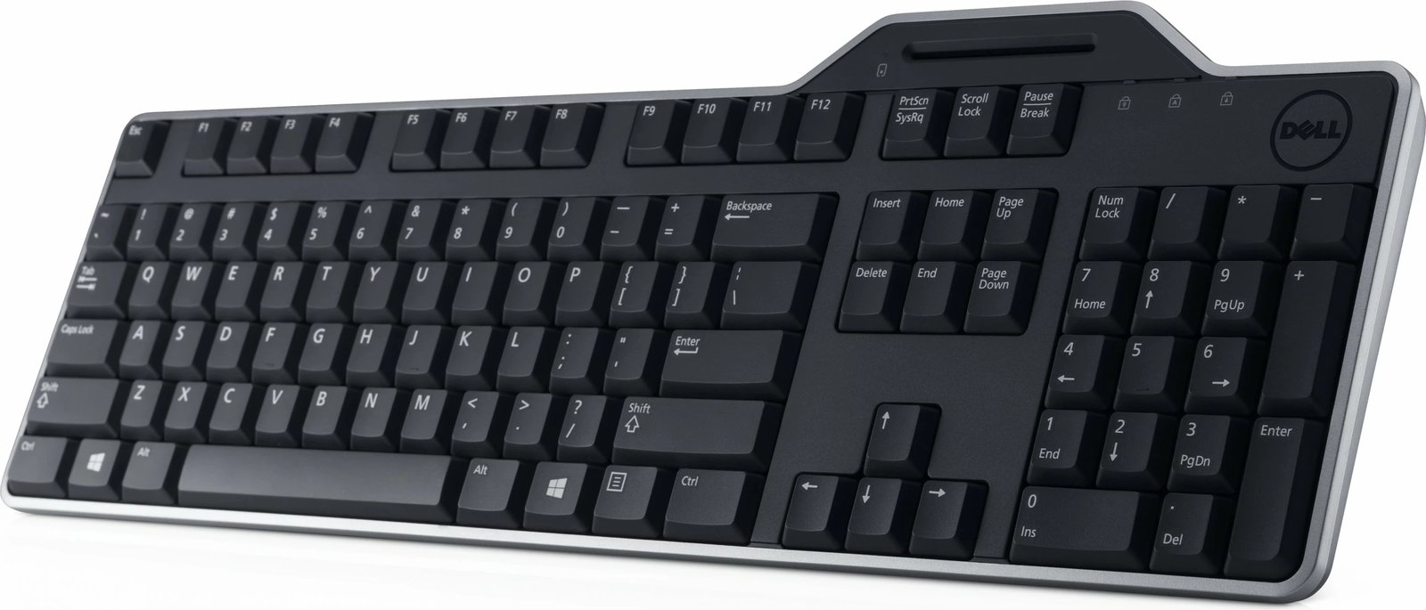 Tastierë DELL KB813, USB, smartcard, e zezë