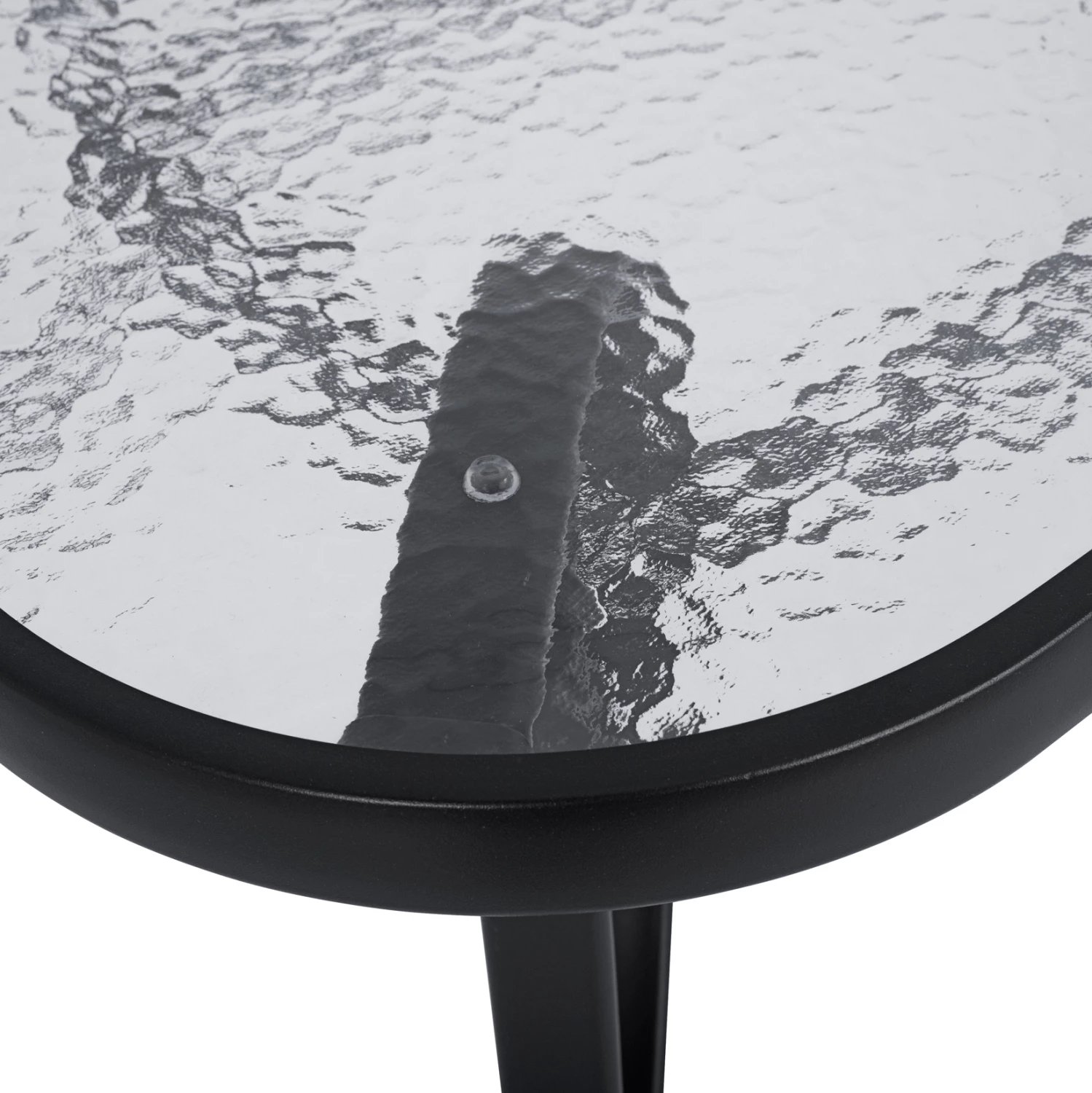 Tavolinë për kopsht BRUNO FH5145.03, 150x90x72 cm, e zezë