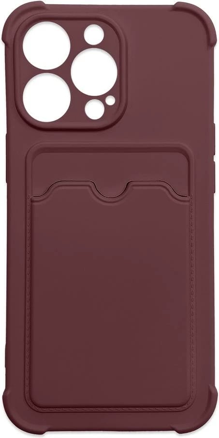 Mbështjellës Hurtel për Samsung Galaxy A22 4G, xhep për kartela, silikon, Kuq