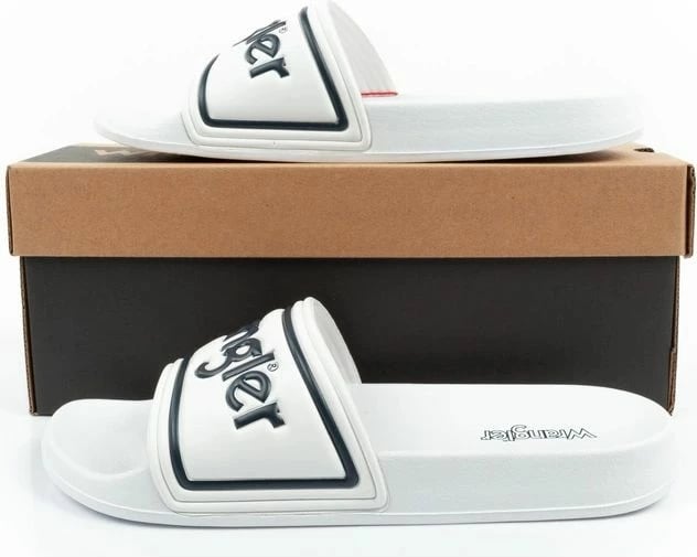 Papuqe sportive meshkuj Wrangler Averell Slider, të bardha