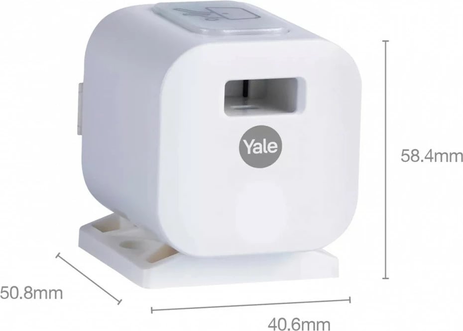 Bravë inteligjente për dollapë YALE HOME Smart Cabinet Lock, e bardhë