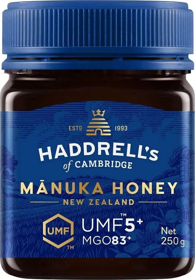 Mjaltë Manuka Haddrell's UMF5+ MGO83+ 250g