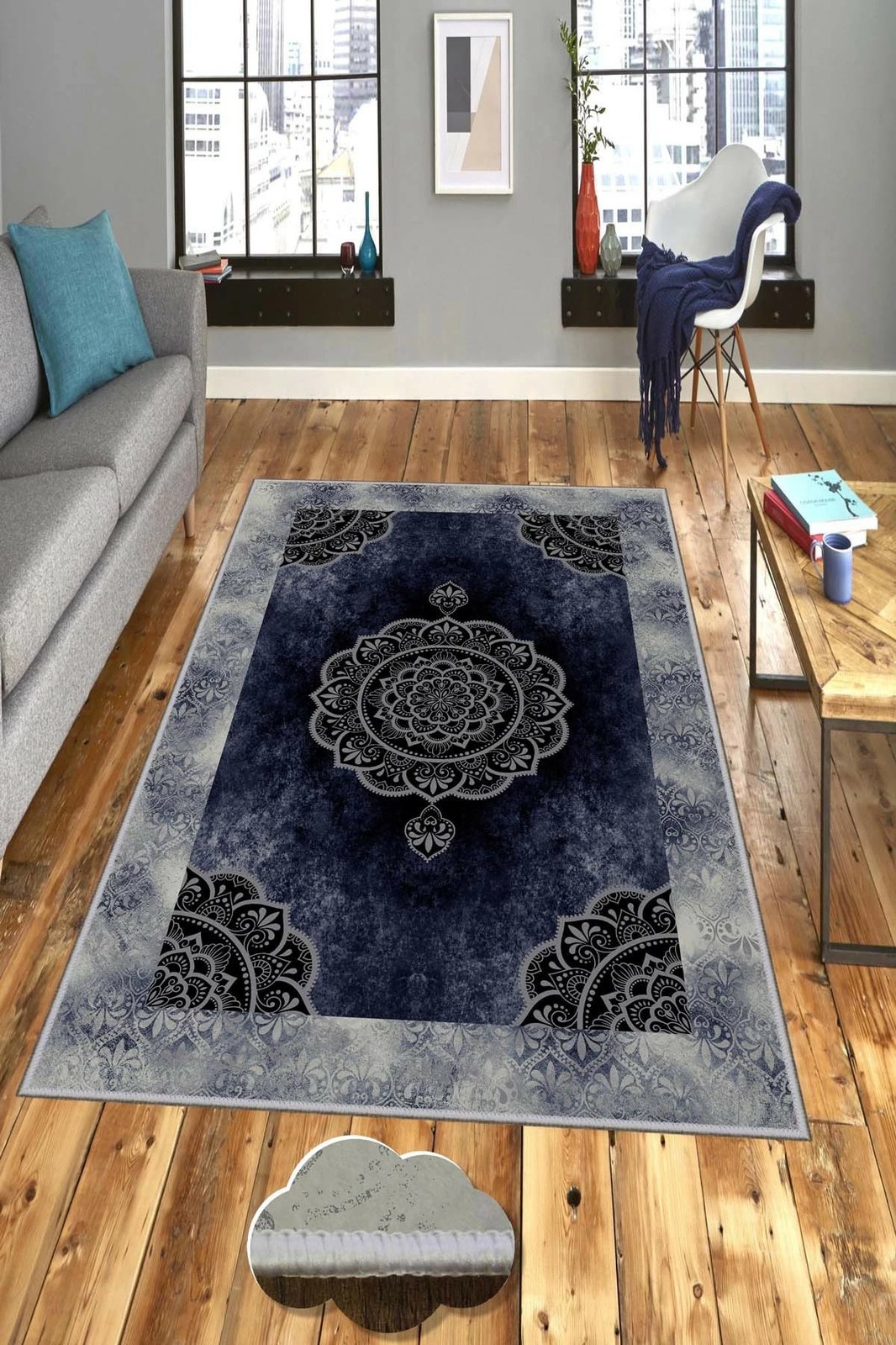 Qilim multingjyrësh, 60x100cm, Conceptum Hypnose, Hmnt724 Qilim multingjyrësh, 60x100cm, Conceptum Hypnose, Hmnt724