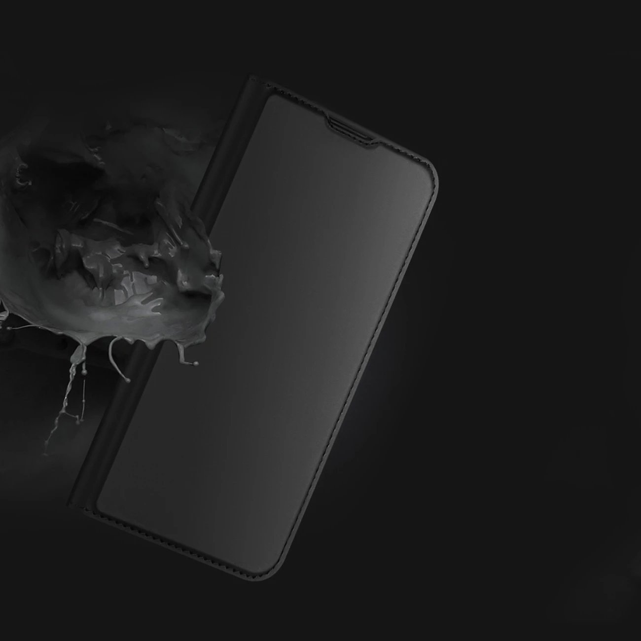 Mbështjellës Dux Ducis Skin Pro për iPhone 14 Pro Max, me kapak, i zi Mbështjellës Dux Ducis Skin Pro për iPhone 14 Pro Max, me kapak, i zi