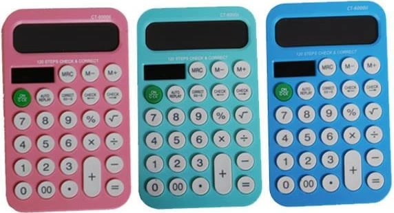 Kalkulator NEXT 12-shifror, 3 Ngjyra