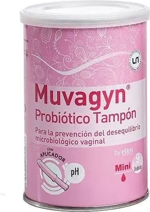 Tampon probiotik Muvagyn Mini 9 copë Tampon probiotik Muvagyn Mini 9 copë
