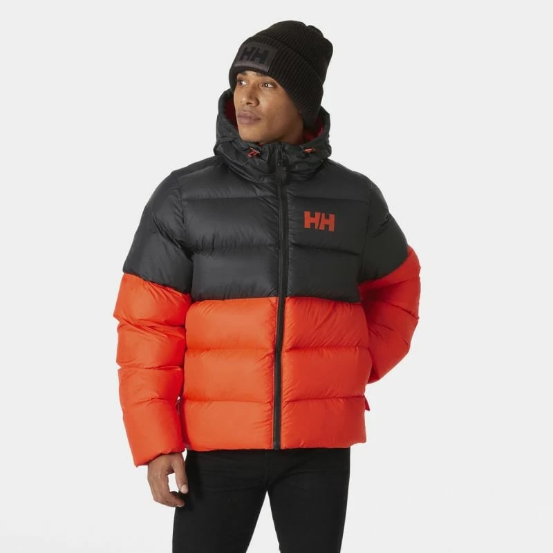Jakne për meshkuj Helly Hansen, e zezë dhe e kuqe