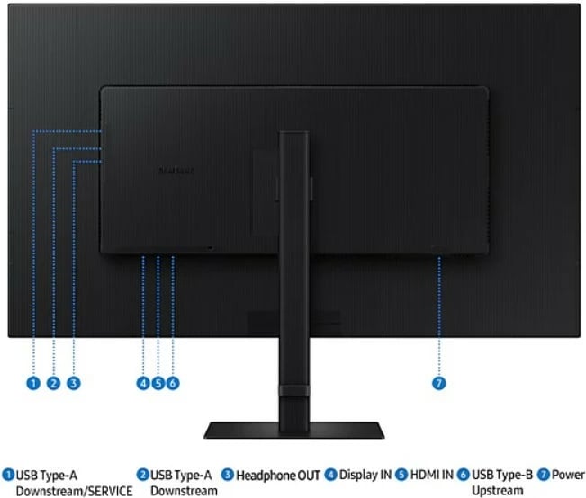 Monitor Samsung ViewFinity S8 LS37D800EAUXEN, 37", UHD, VA, i zi