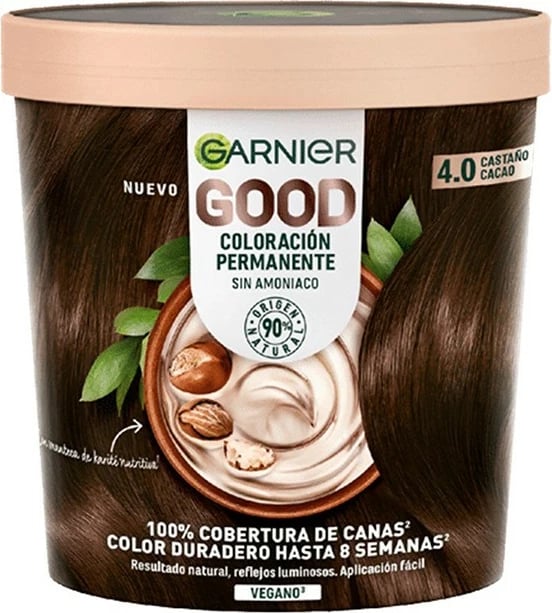 Ngjyrë për flokë Garnier Good 4.0 Castaño Cacao uniseks, 1 copë