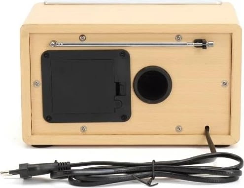 Radio personale Denver TR-63LW LIGHTWOOD, analog, bambu/argjend