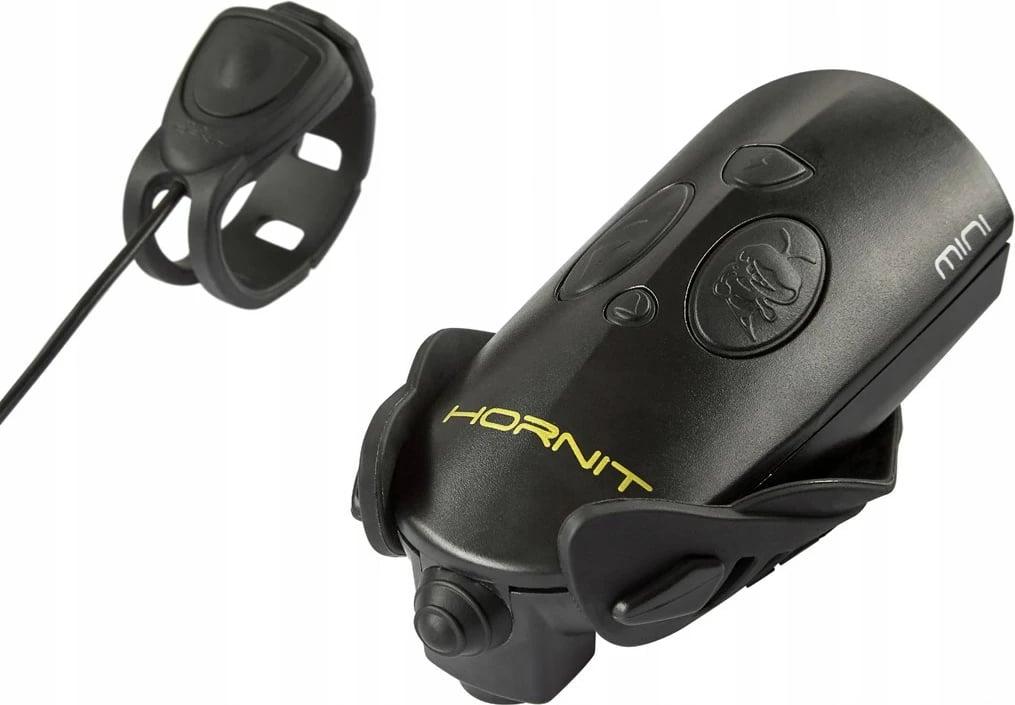 Hornit Mini Black bicycle horn light 5353BLBL black