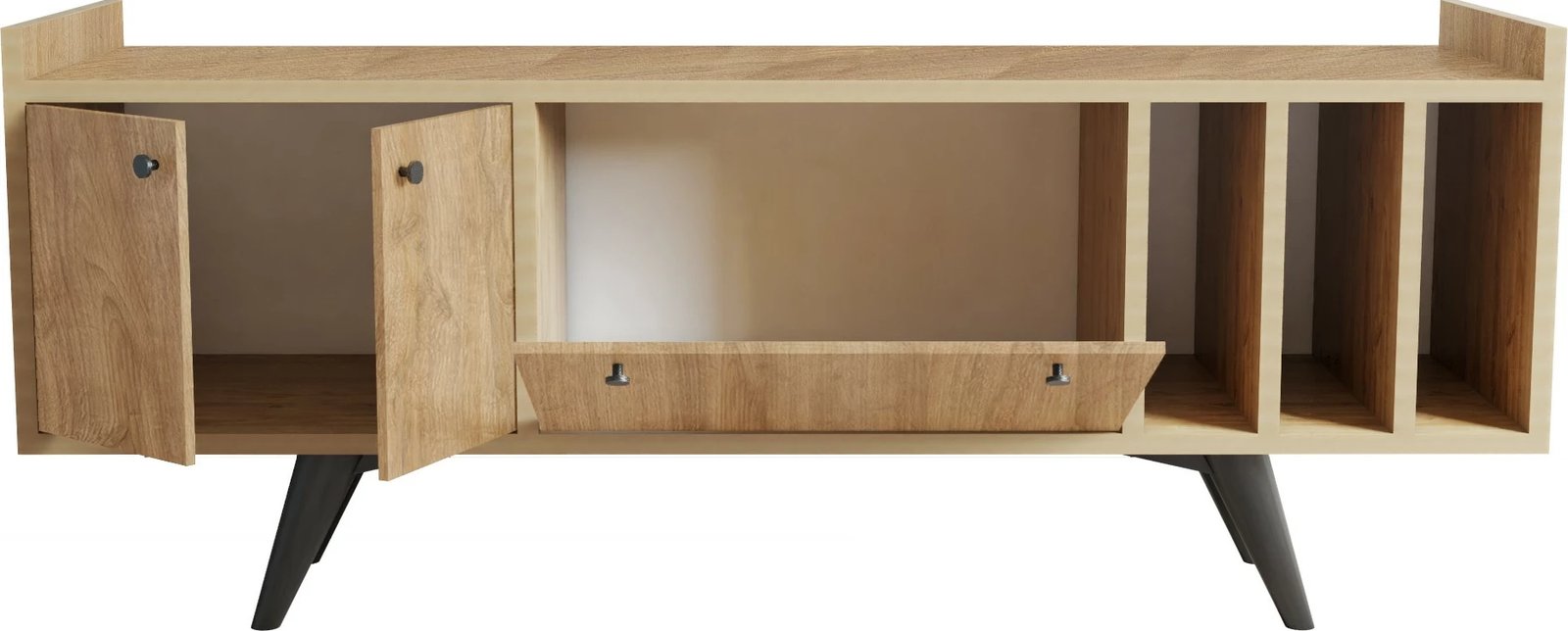 Komodë TV Skye Decor, ngjyrë lisi, Brukge