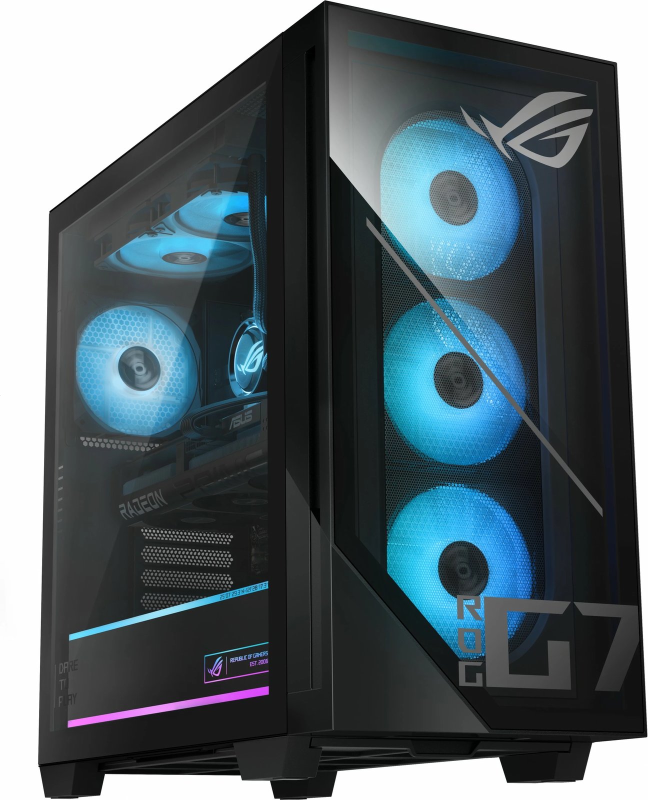 Kompjuter gaming ASUS ROG GM700 GM700TZ-R9800X120W, 32GB RAM, 12GB NVIDIA, 1TB SSD, e zezë