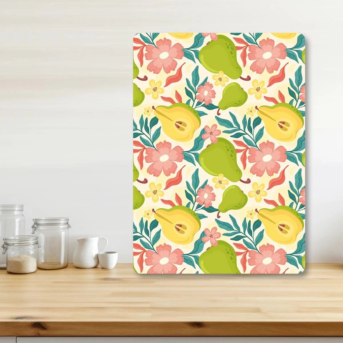 Dërrasë prerëse prej xhami të temperuar, shumëngjyrëshe, Hermia Ckt68 - 20x30cm